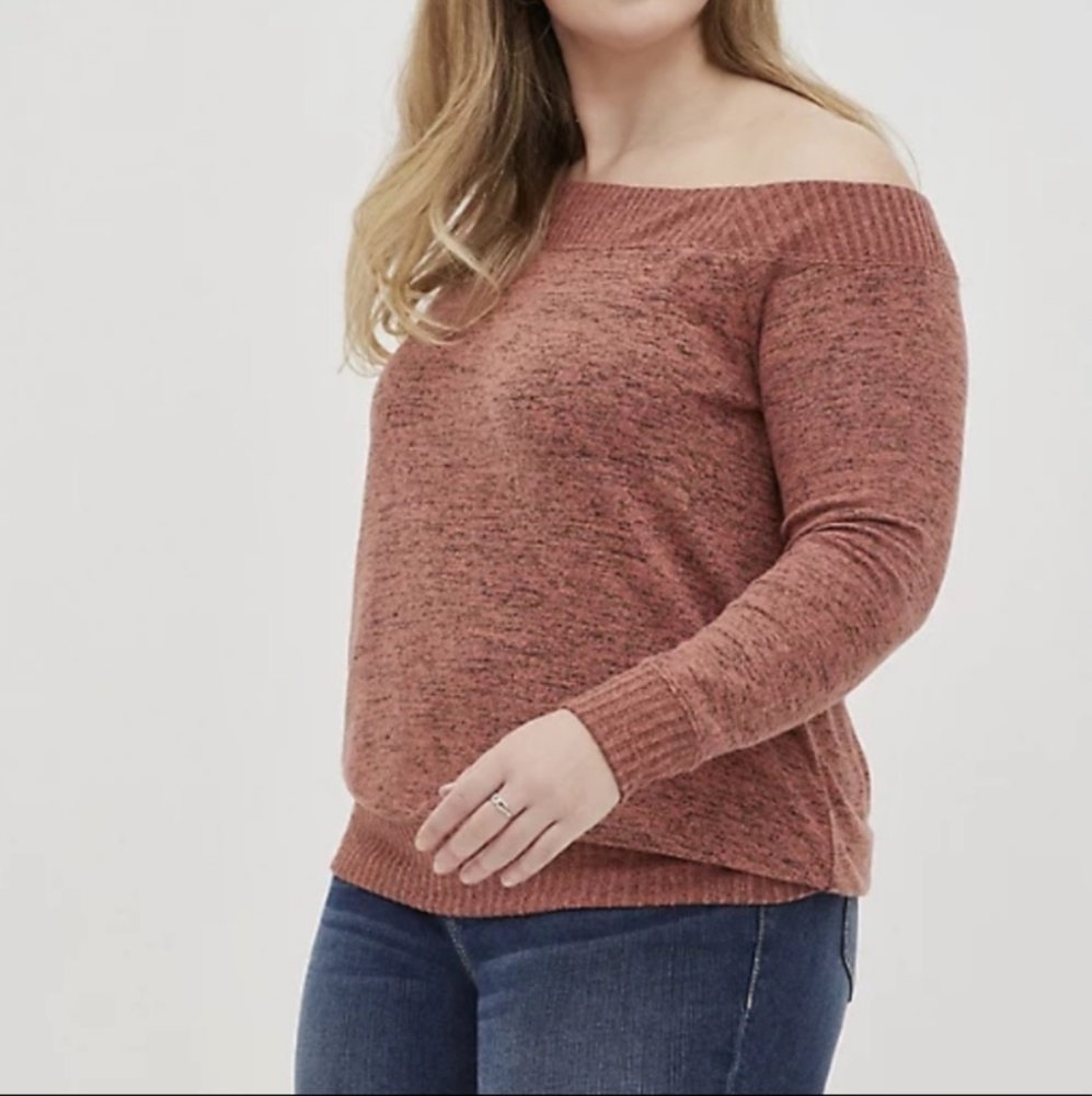 Torrid cold shoulder sweater size 2xl orange